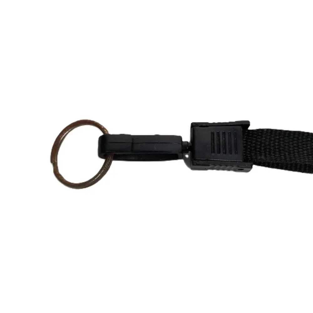 Siemens Branded Lanyards Lot of 6 Black Promotional ID Badge Keychain